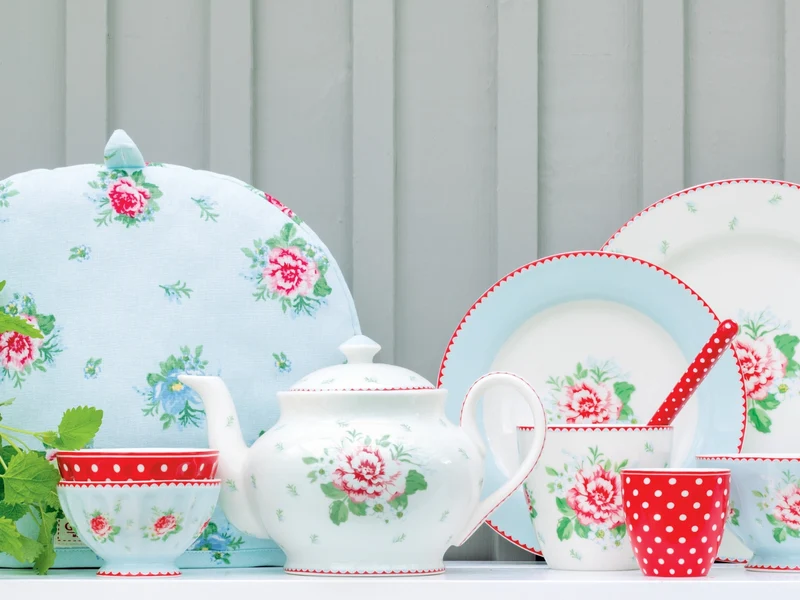 Greengate Alivia Sitzkissen white 50x50cm