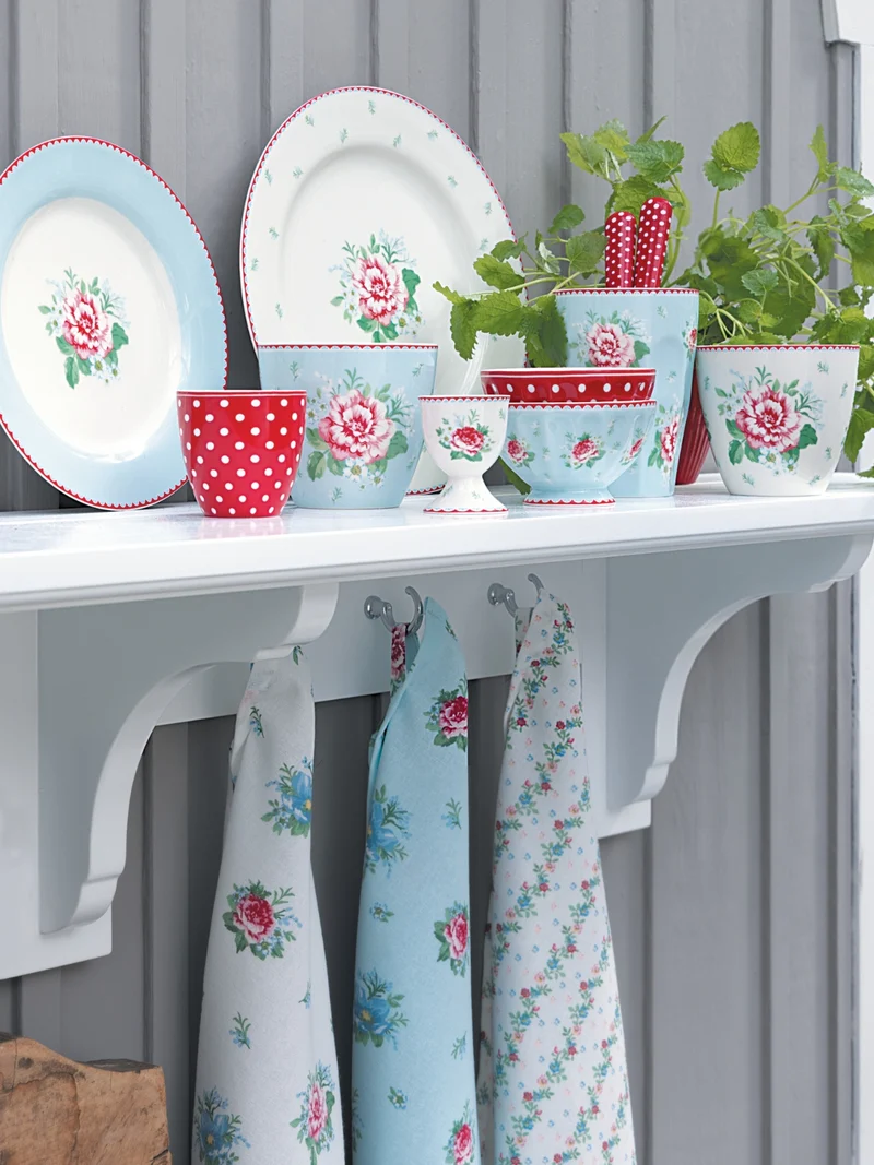 Greengate Alivia Sitzkissen white 50x50cm