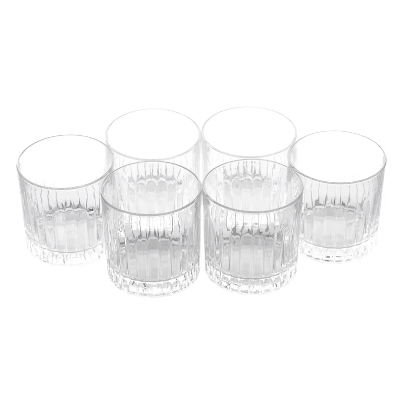 Rcr Timeless Whiskey Glas 6 Teilig, 310 ml