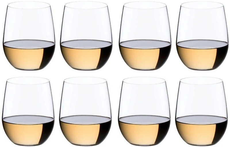 Riedel Weiße Weingläser O Wine - Viognier / Chardonnay - 8 Stücke