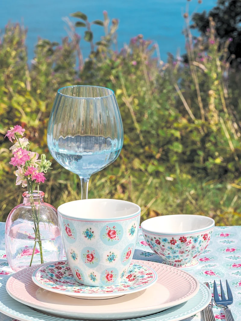 Greengate Elle Brotteller pale green 15cm