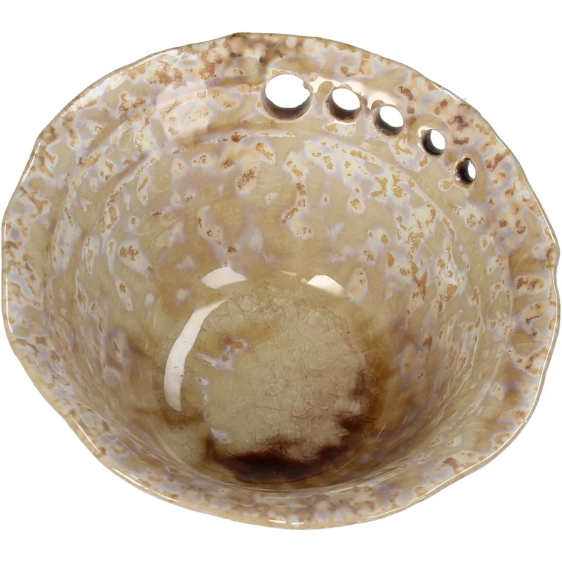 Schale Steingut Beige 11,5x11x6cm
