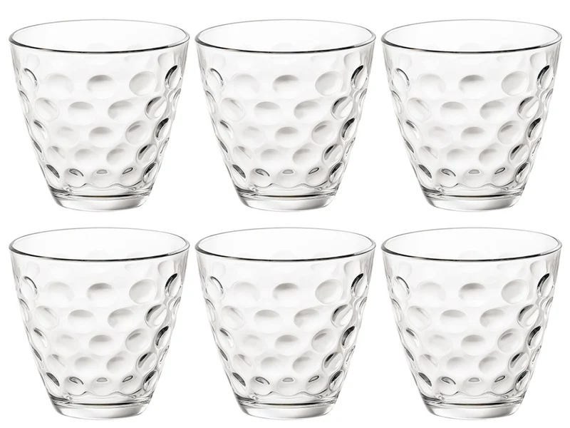 Bormioli Rocco Gläser Dots Transparent 250 ml - 6 Stücke