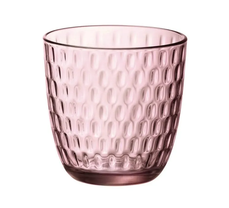 Bormioli Rocco Wassergläser Slot - Rosa - 290 ml - 6 Stück