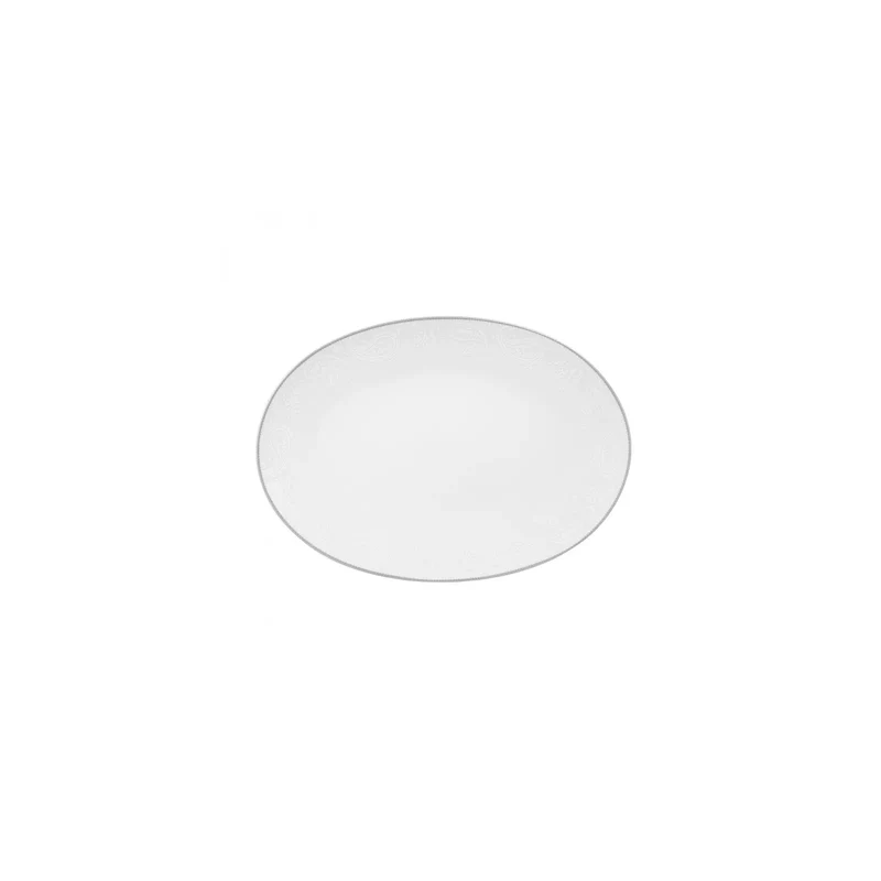 Karaca New Shawl Cream Platin (Platin) 60-teiliges Tafelservice für 12 Personen