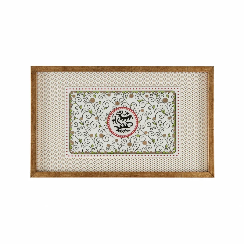 Karaca Home x Arslantepe Siegel Dekoratives Tablett 24x39 cm