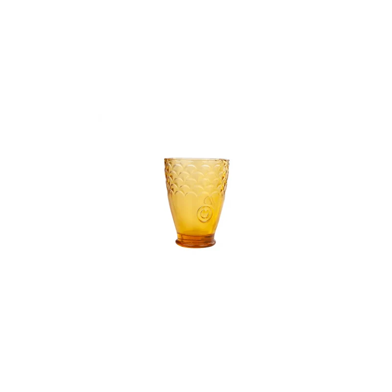 Karaca Fish Softdrinkglas 4-teilig , Amber