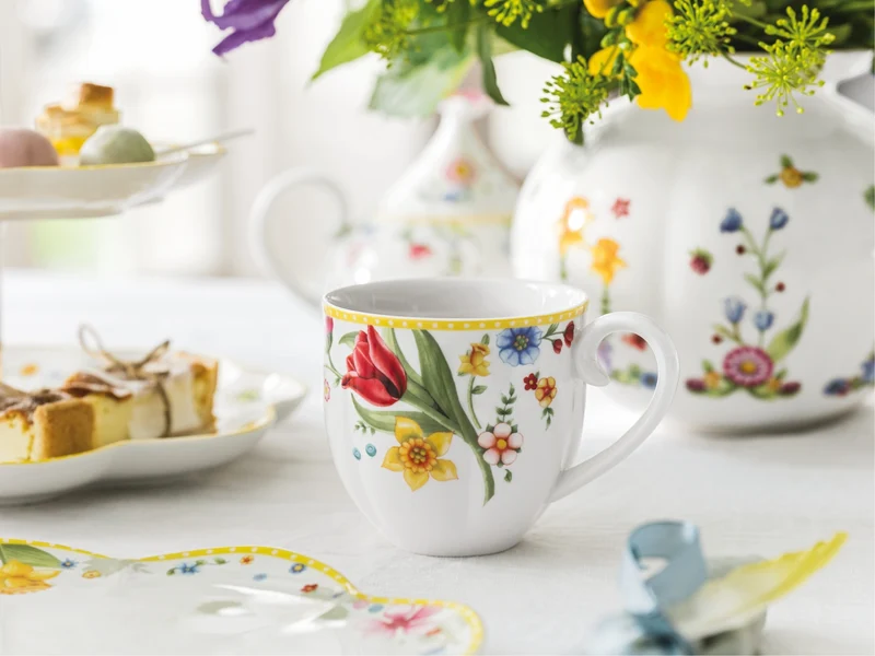 Villeroy & Boch Spring Awakening Henkelbecher 0,4l Set6