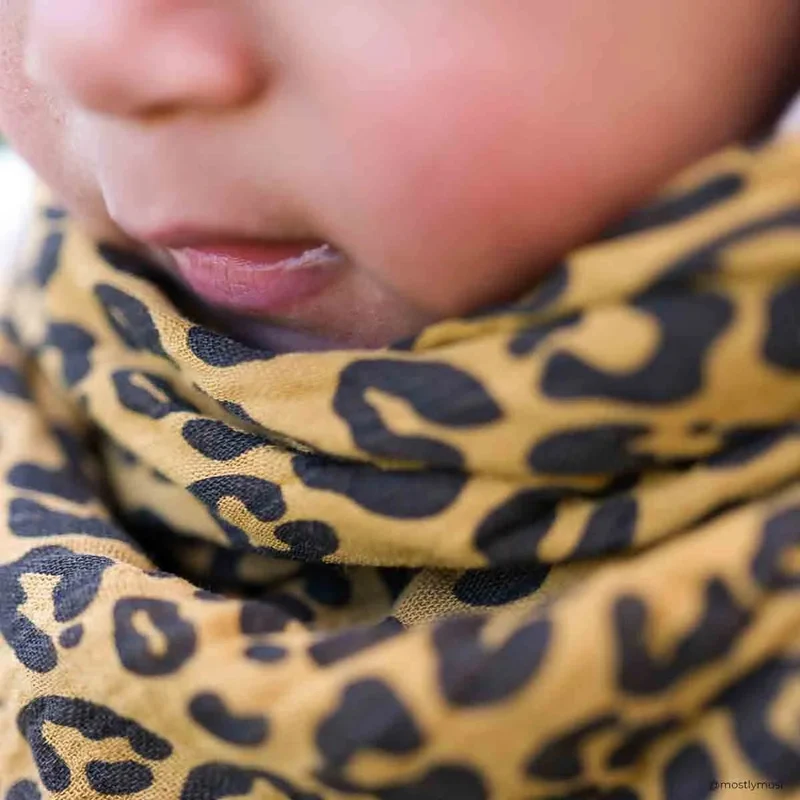 Mulltuch "Bianca Swaddle Graou Caramel"
