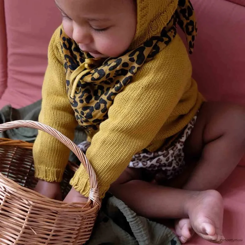 Mulltuch "Bianca Swaddle Graou Caramel"
