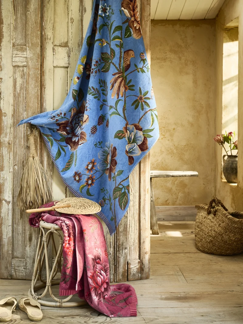 Pip Studio Secret Garden Strandtuch pink 100x180cm (1 Stück)