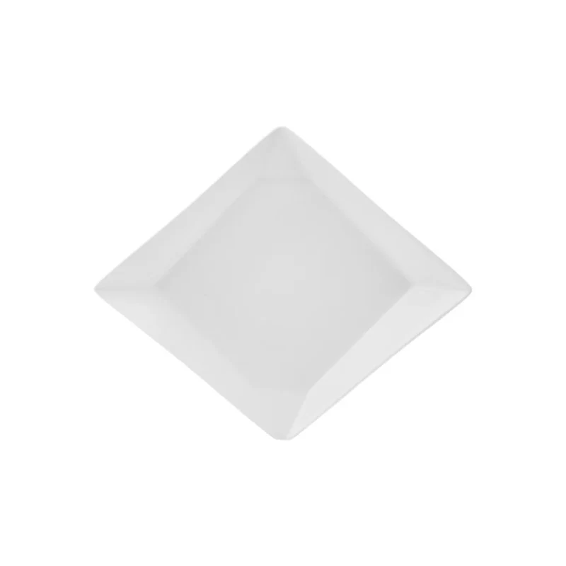 Karaca Origami für 6 Personen Quadrat Frühstücksset und Servierschalen, 26 Teilig, Porzellan