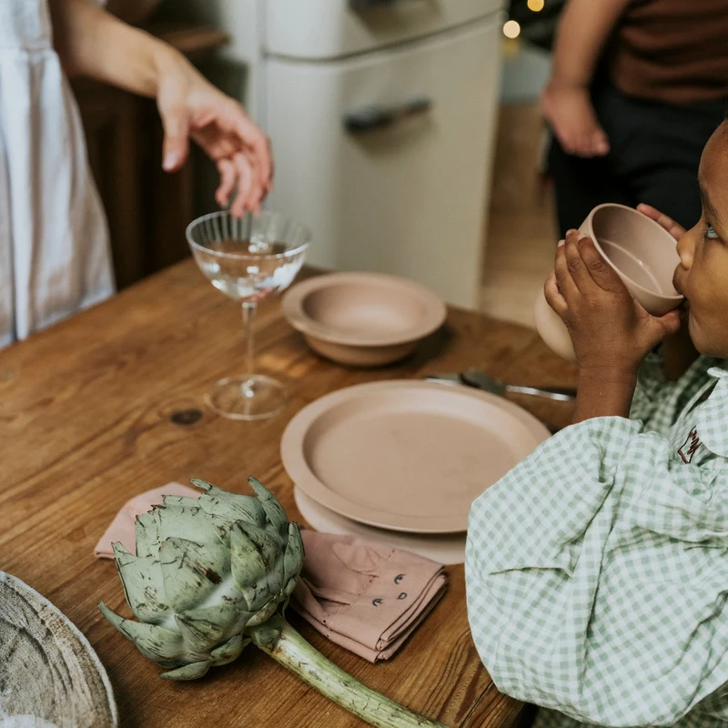 Kindergeschirr aus PLA mit Saugnapf – sicher