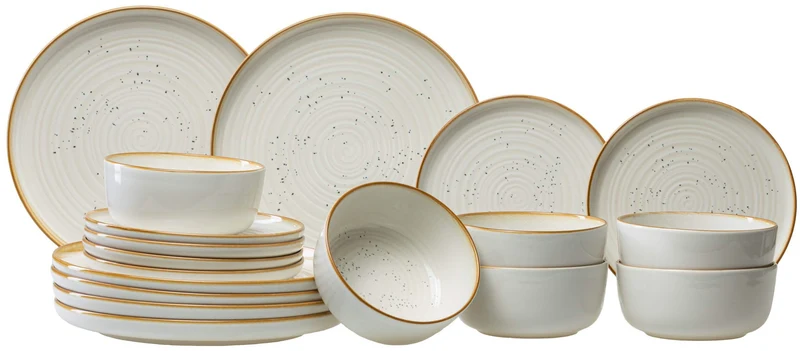 Cosy & Trendy Geschirrset Baltic Vanilla - 18-teilig / 6 Personen