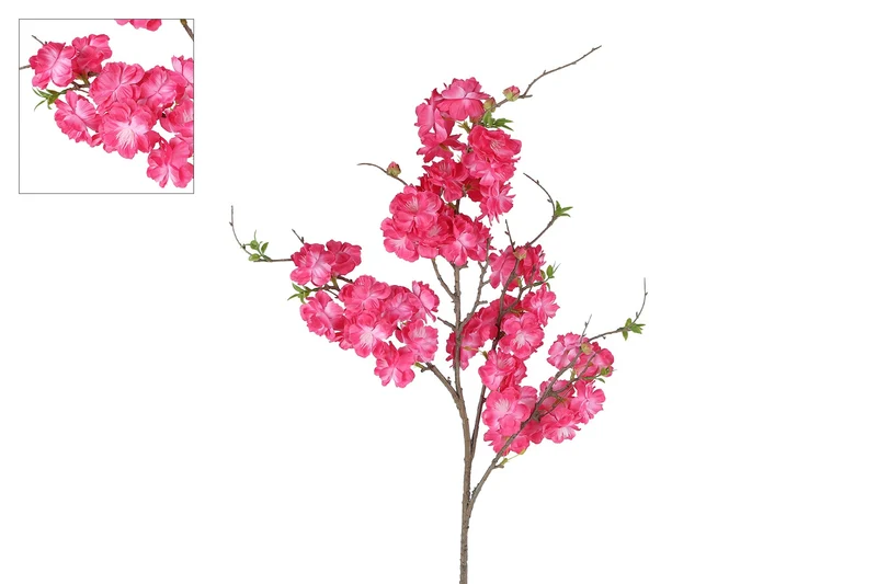 Kunstzweig "Cherry Blossom" fuchsia 95cm