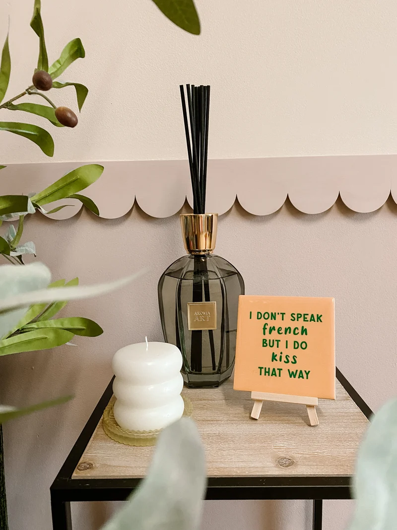 Fliese I don't speak French 10,5x10,5x0,5cm