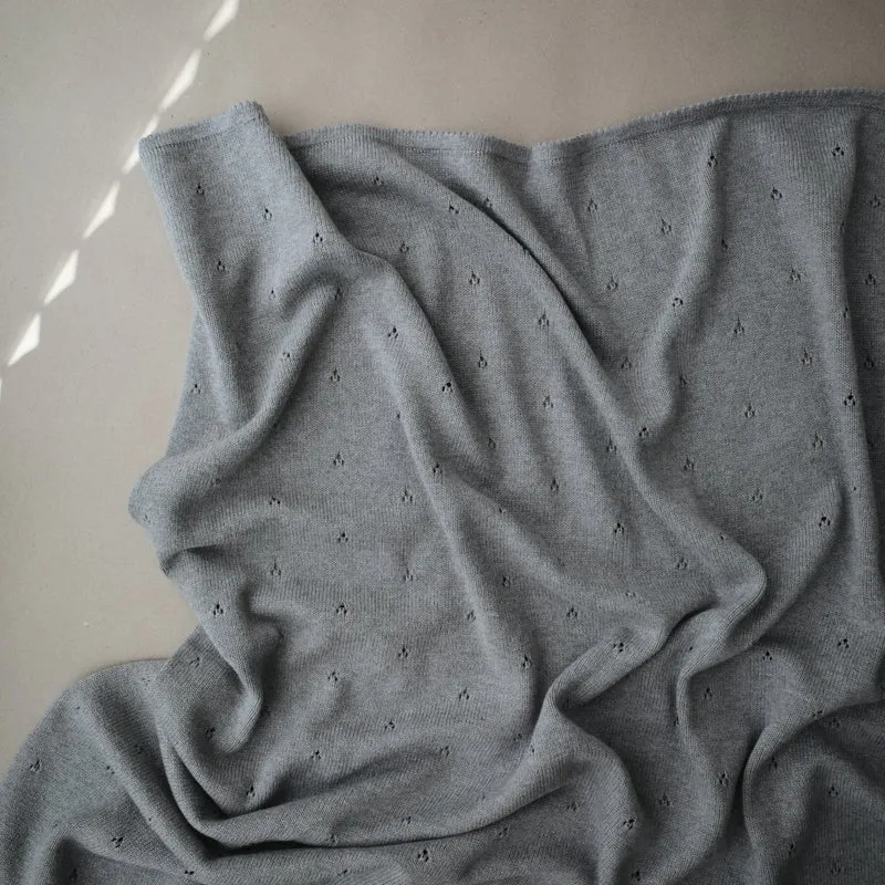 Strickdecke "Pointelle"