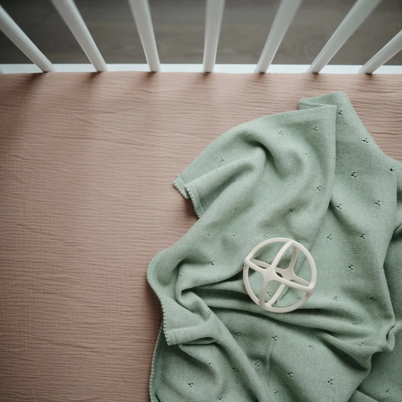 Strickdecke "Pointelle"