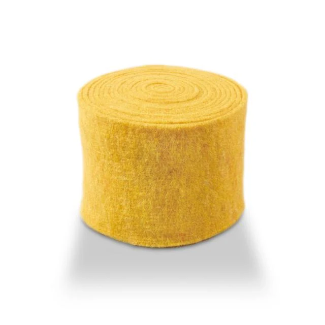 Wollfilz Filz unifarben 15 cm Senfgelb 5MTR