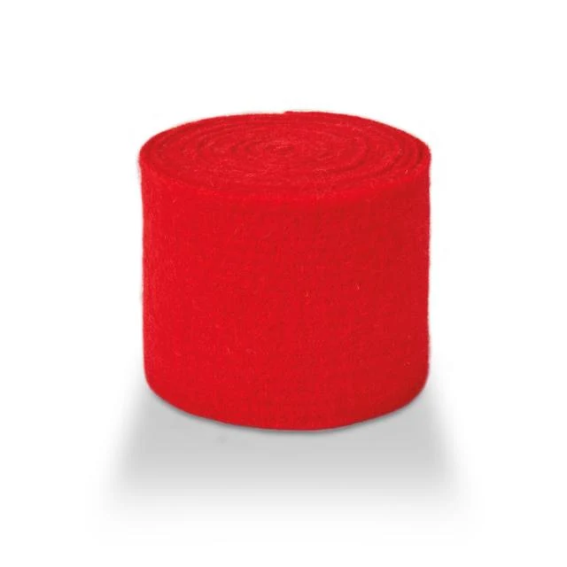Wollfilz unifarben 15 cm Hellrot 5MTR