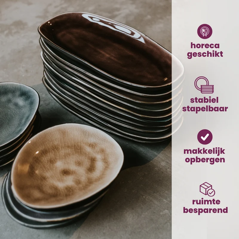 Cosy & Trendy Gebäckteller Streetfood 15 x 11.5 cm - 10 Stück