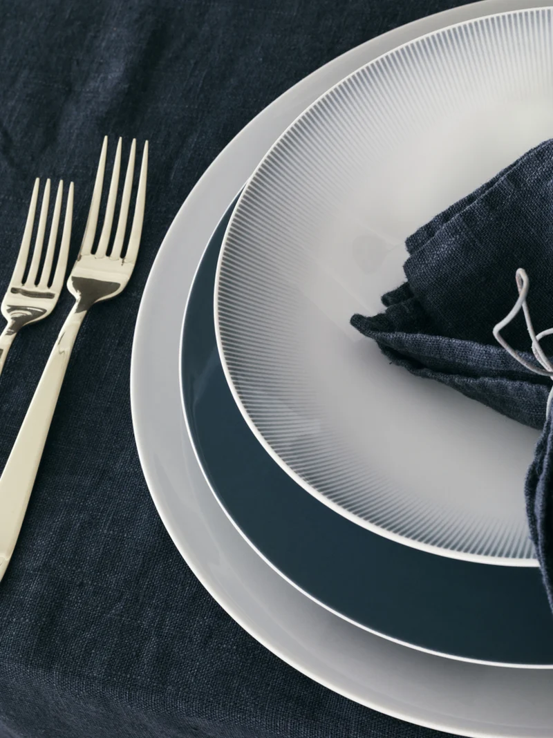 Rosenthal TAC Sensual Gentle Grey Platzteller 33cm