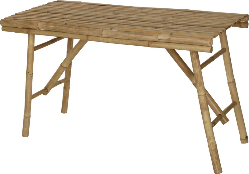 KLAPPBARER BAMBUSTISCH NATUR 118X56X73CM