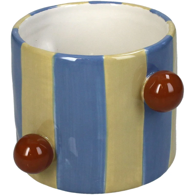 Pflanzgefäß Steingut Multi 14,5x14x9,5cm