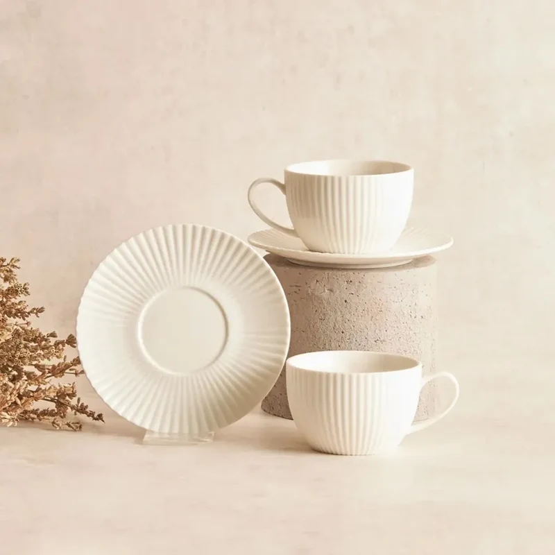 Karaca Seashell 200 ml Teetasse für 6 Personen