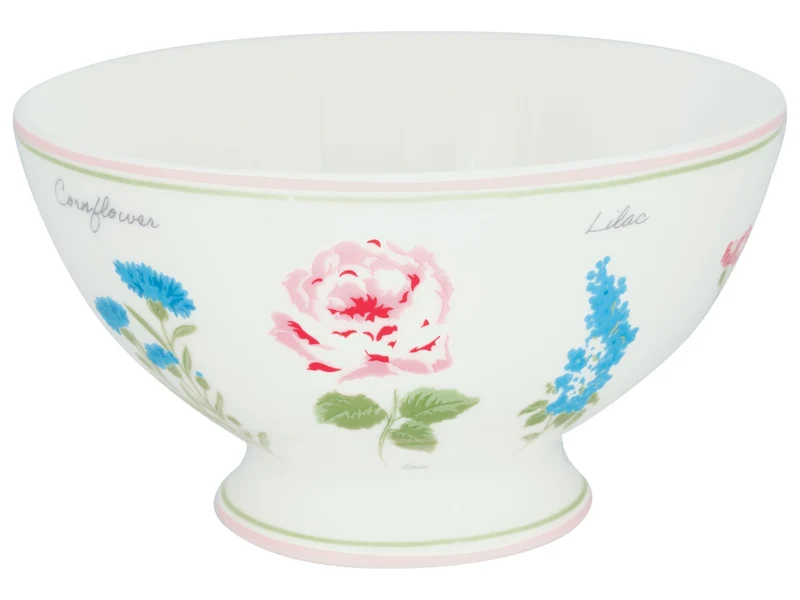 Greengate Agnes Suppenbowl white 15cm
