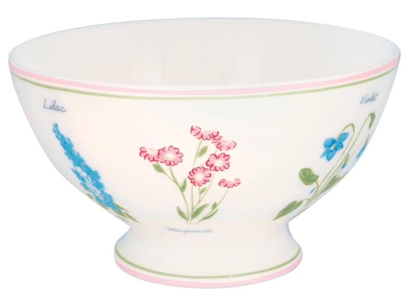 Greengate Agnes Suppenbowl white 15cm