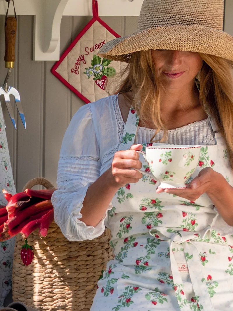 Greengate Berry Tasse white 0,35l