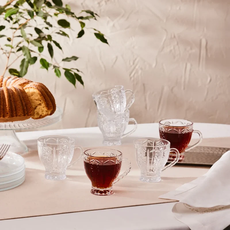 Karaca Seda 6 Personen Glas Tee Cup 180 Ml