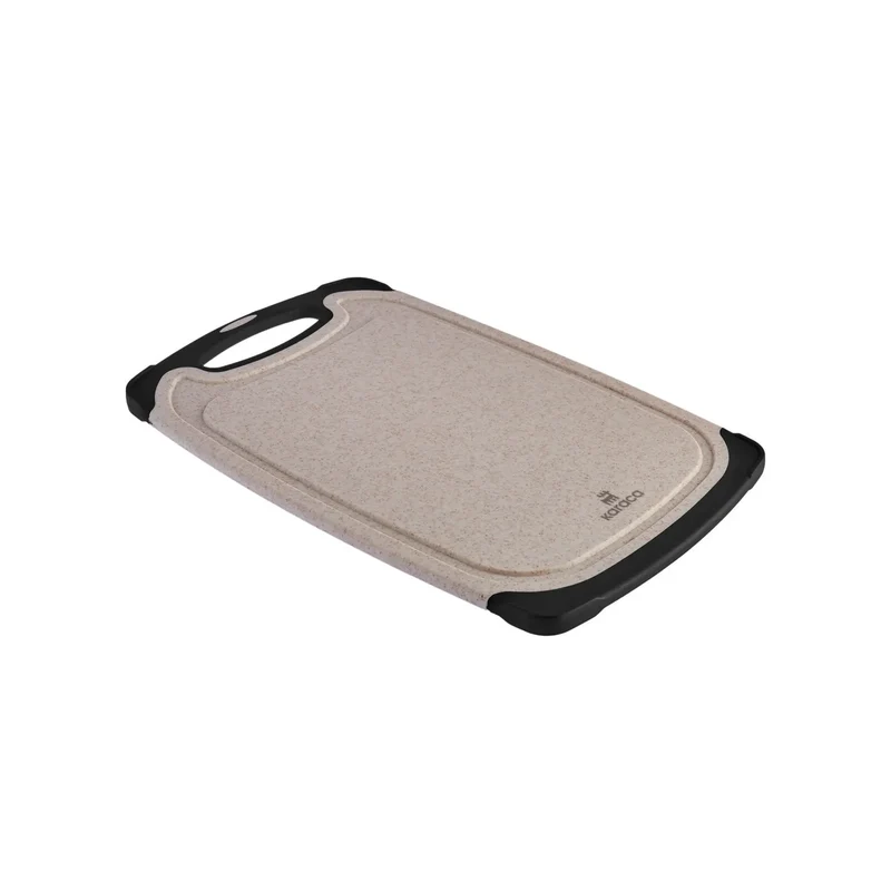 Karaca Daily Creme 2er-Set Schneidebrett in Granitoptik