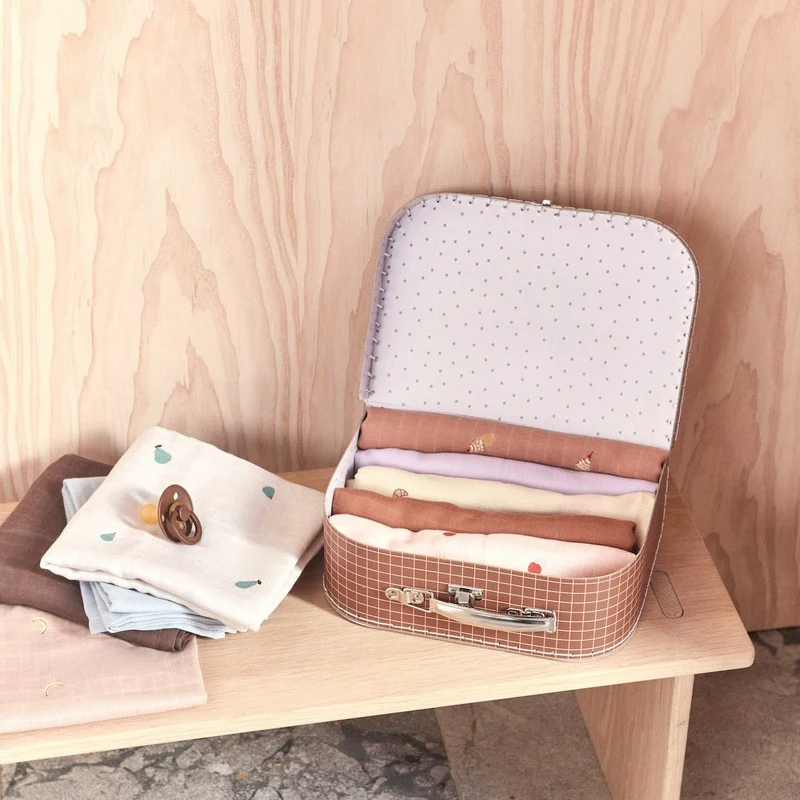 Mulltücher "Yummy Muslin- Rose/Fudge" 2er Pack