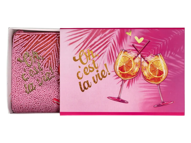 Giftcompany Elodie Kosmetiktasche M Oh c'est la vie pink 19cm