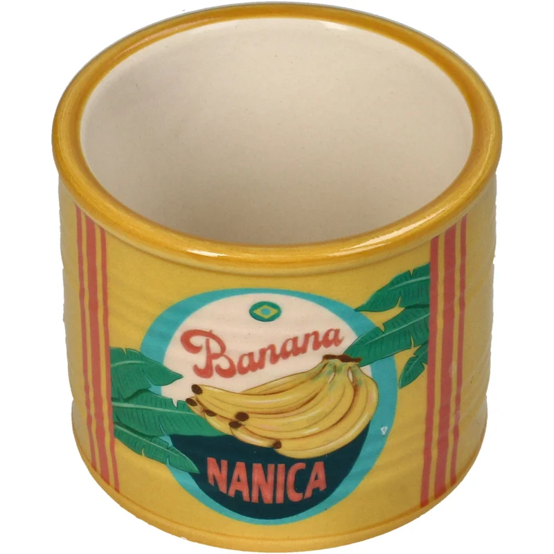 Übertopf Banana Dolomite Gelb 7.3x7.3x6.3cm