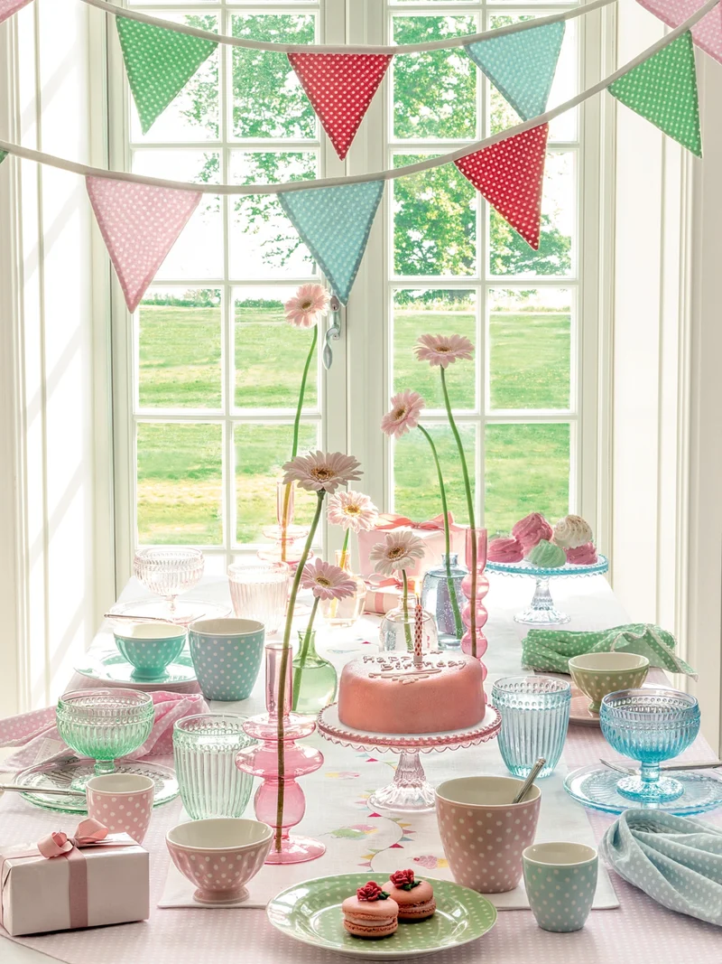 Greengate Dotty Mini Latte Cup pale blue 0,13l