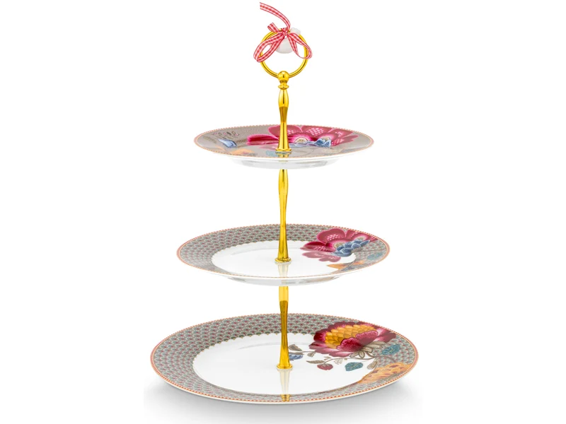 PIP STUDIO Blooming Tales Fantasy Khaki Etagere 3tlg