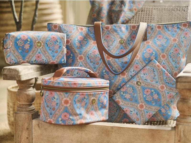 PIP STUDIO Cleo Ornamento Blue Kosmetiktasche 26cm