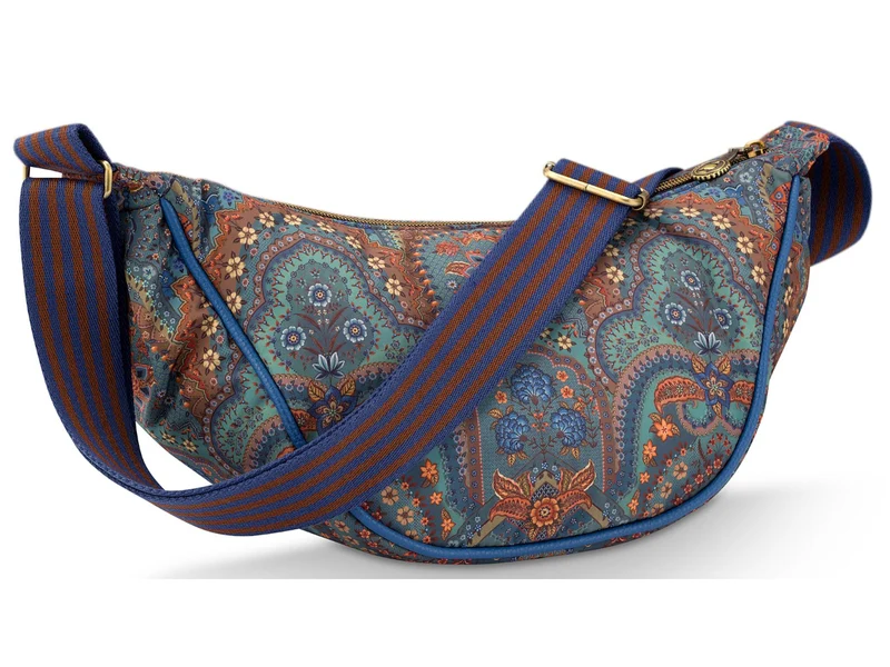 PIP STUDIO Freya Jabali Blue Halbmond Umhängetasche 34x10x16cm