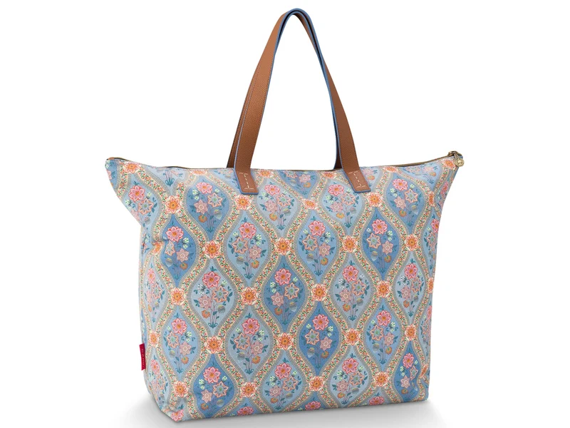 PIP STUDIO Tilda Ornamento Blue Tragetasche Large 66x20x44cm