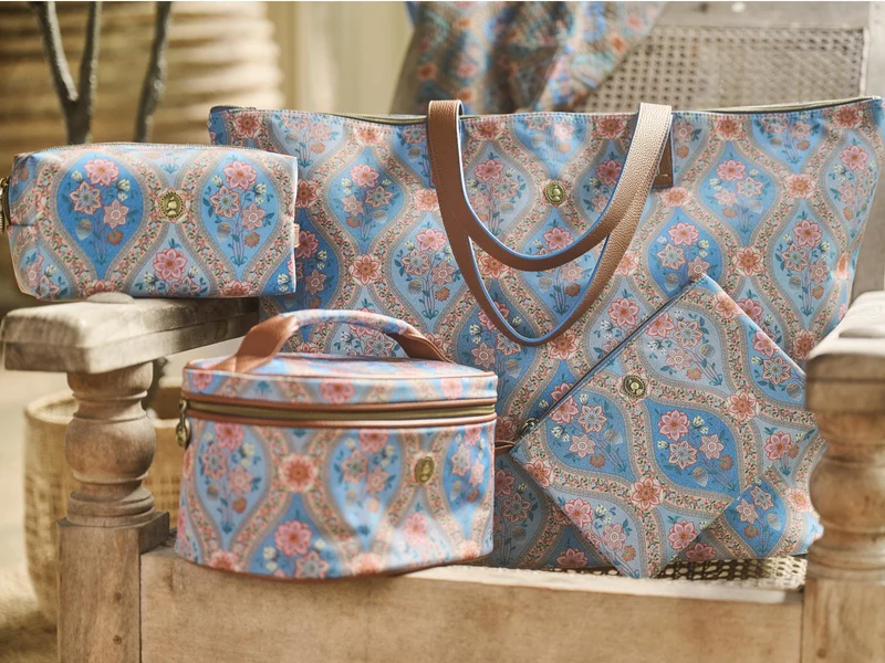 PIP STUDIO Tilda Ornamento Blue Tragetasche Large 66x20x44cm