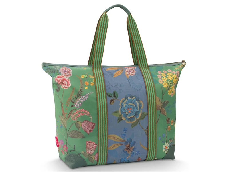 PIP STUDIO Tilda Bodhi Flower Green Tragetasche Large 66x20x44cm