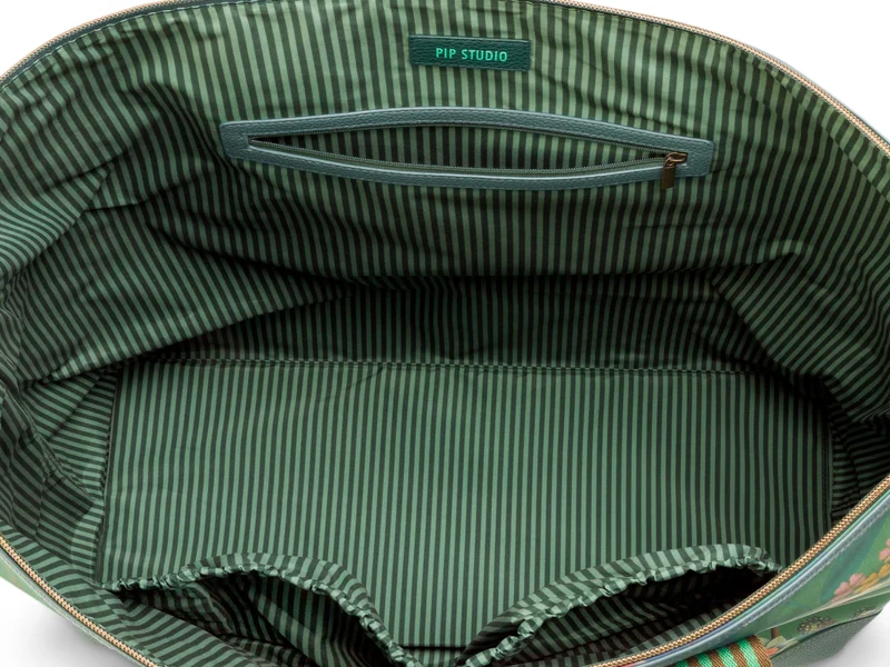 PIP STUDIO Tilda Bodhi Flower Green Tragetasche Large 66x20x44cm