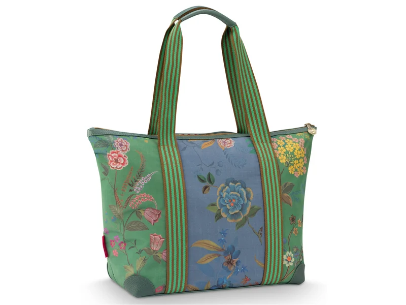 PIP STUDIO Tilda Bodhi Flower Green Tragetasche Medium 47x17x37cm