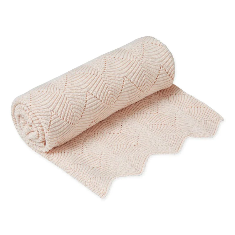 Strickdecke "Scallop"