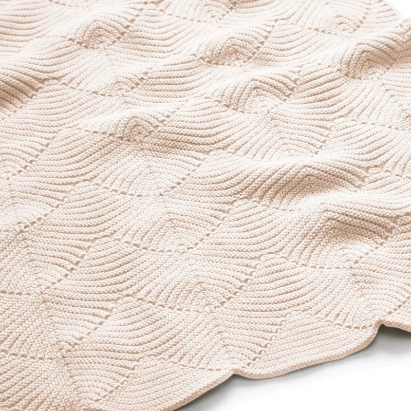 Strickdecke "Scallop"