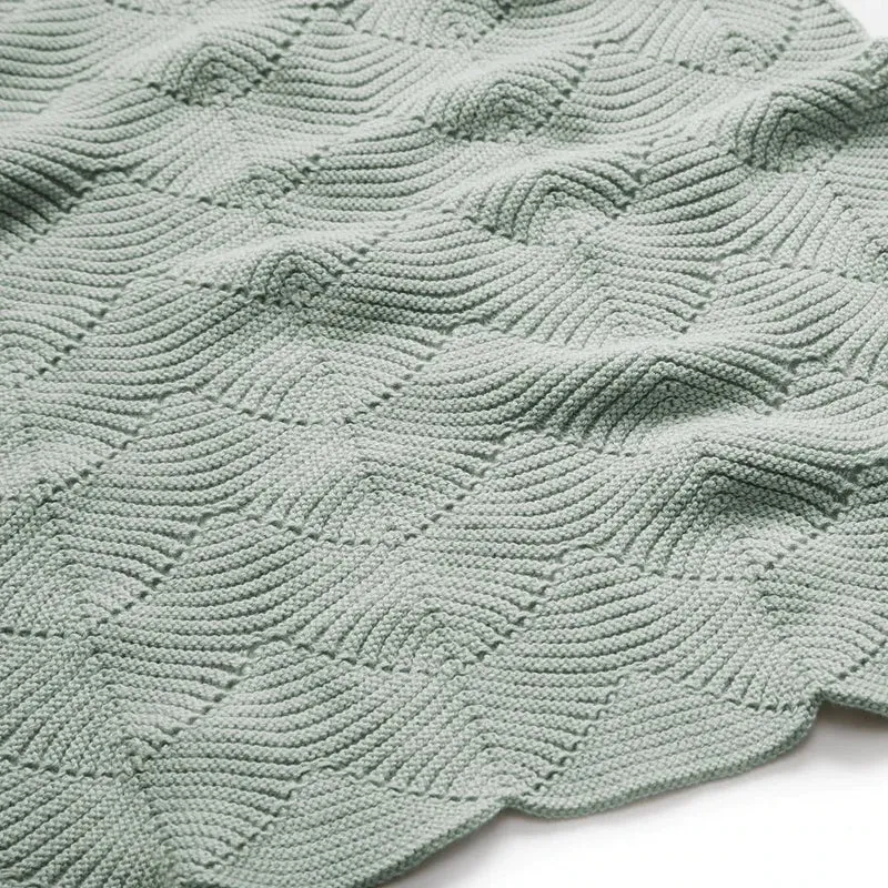 Strickdecke "Scallop"