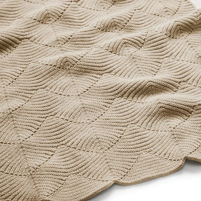 Strickdecke "Scallop"